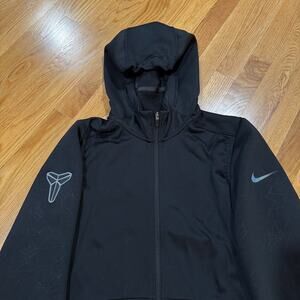 Nike Hoodie Kobe Bryant Black Mamba Mens Medium Full Zip Basketball